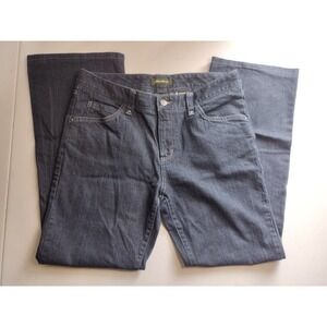 Eddie Bauer Women's Dark‎ Wash Bootcut Jeans Size 10 Stud Accents Flared Leg